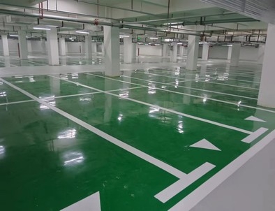 怀化怀化小区停车场标线